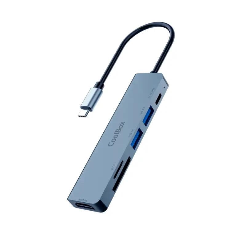 Coolbox MINIDOCK C61 USB-C PD / 2USB-A / SD / MSD / HDMI4K