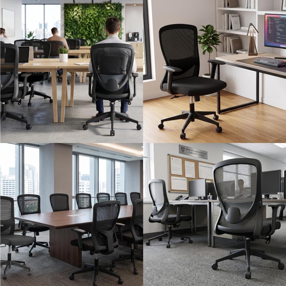 iggual Silla oficina Ergoline EN1335 150 kg