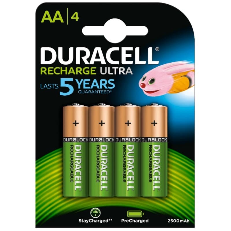 Duracell Pila Recargable HR6 AA 2500 mAh Blister*4