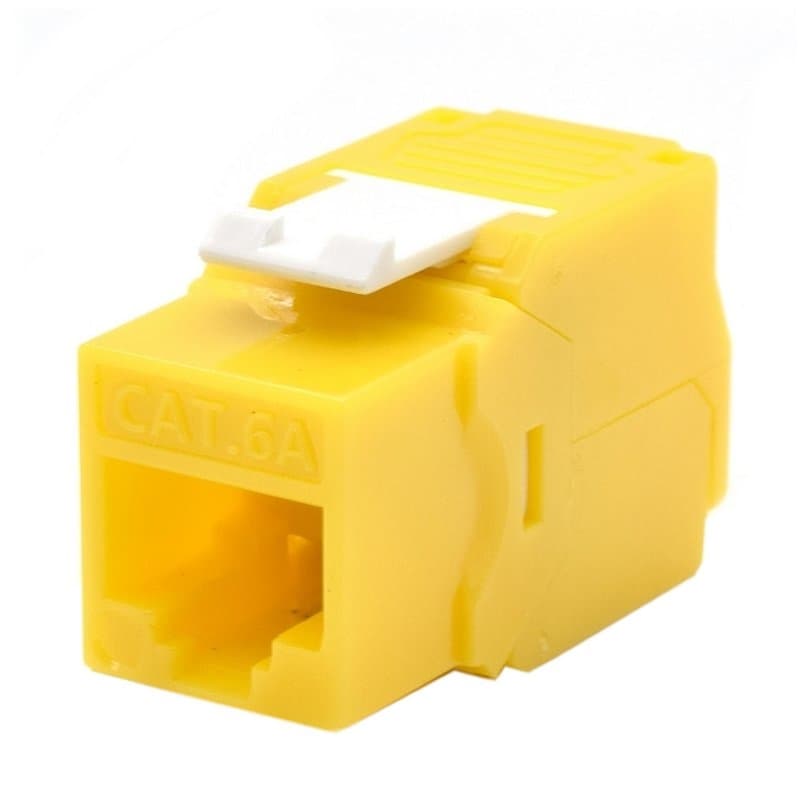 WP Keystone Cat. 6a UTP RJ45 / Hembra Amarillo