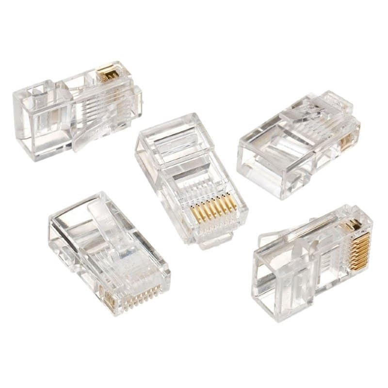Gembird Conector RJ45 Cat.5 UTP Slidos (100 uds.)