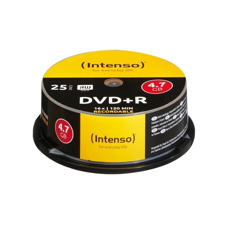 Intenso DVD+R 4.7 GB 16x Tarrina 25Uds