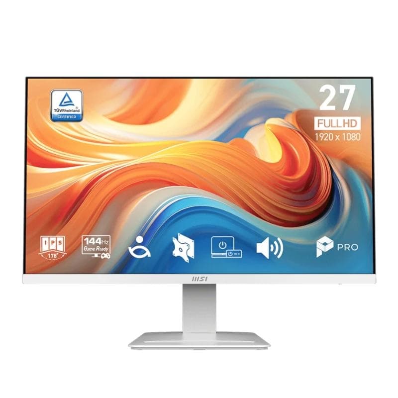 MSI MP273 W E14A Monitor 27" IPS 144 Hz Blanco