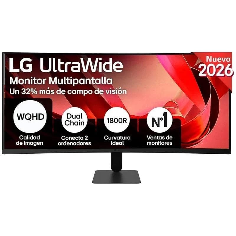 LG 34U601B-B Monitor 34" WQHD 120 Hz HDMI DP curv