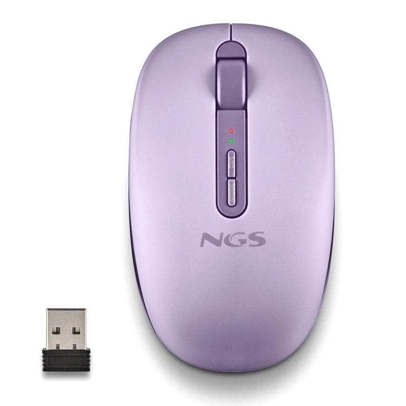 NGS Ratn Inalámbric 2.4 GHz Dual BT FOGDUAL PURPLE