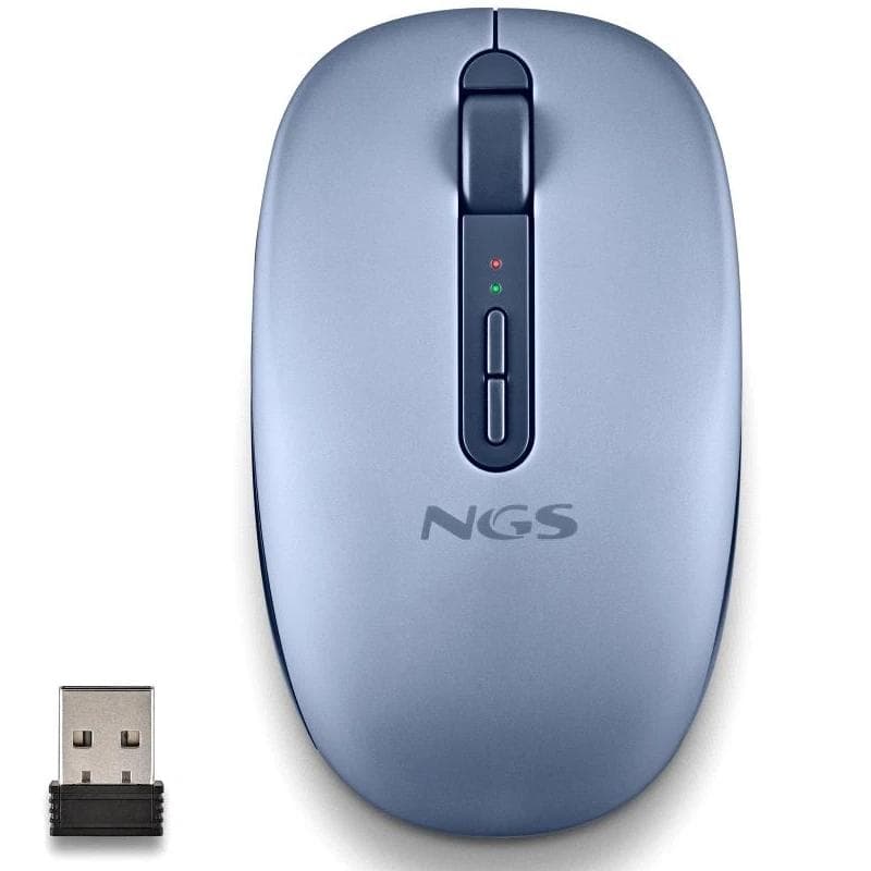 NGS Ratn Inalámbrico 2.4 GHz Dual BT FOGDUAL BLUE