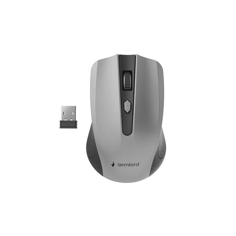 Gembird Ratn ptico Inalmbr. 1600 DPI Negro / Gris