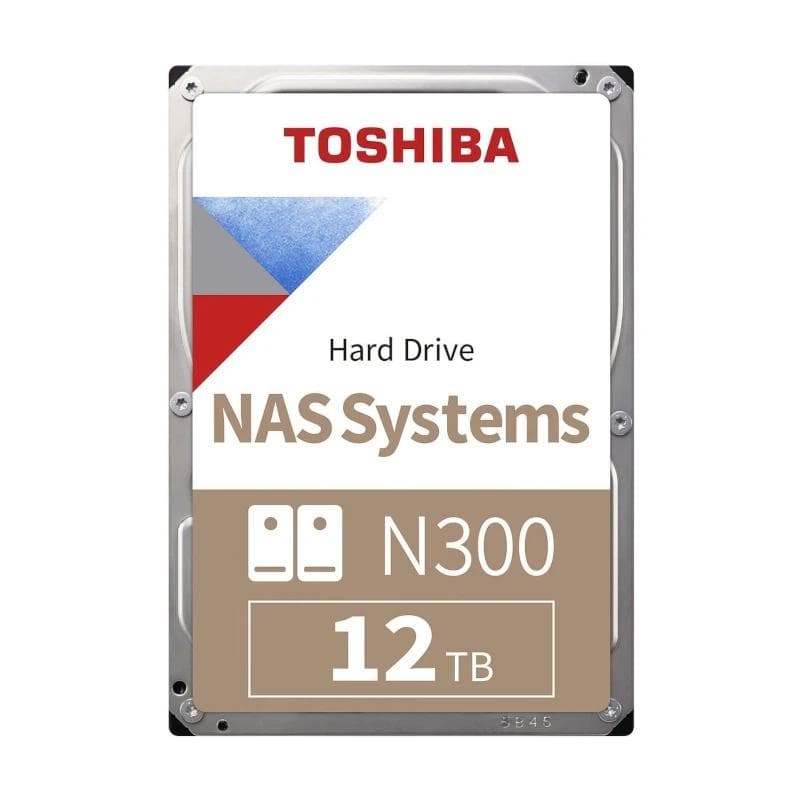 Toshiba N300 NAS HDD 12 TB 3.5" SATA 6 GB-s 7200rpm