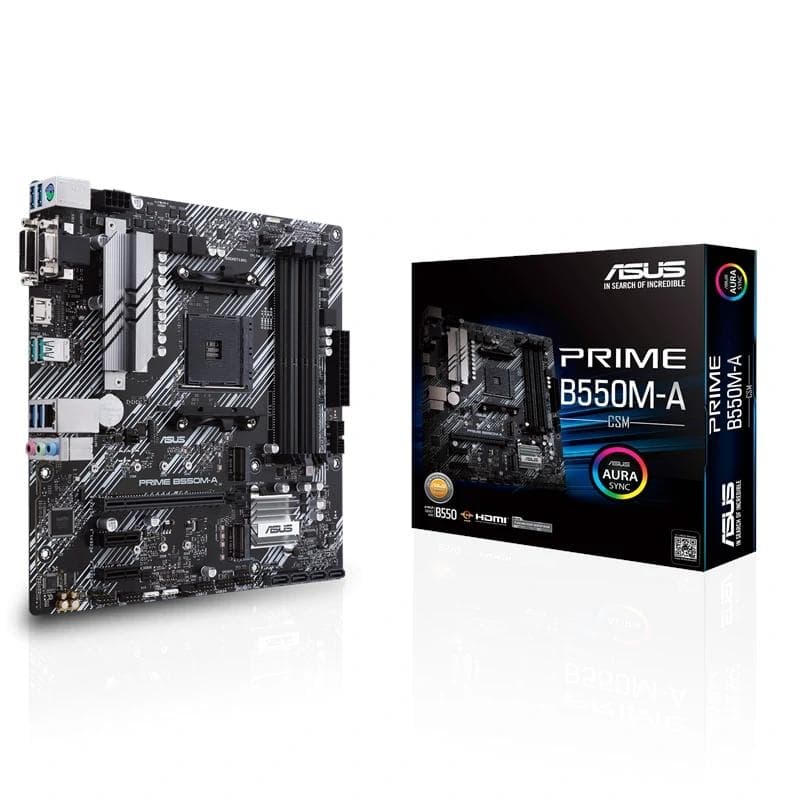 ASUS Placa Base PRIME B550M-A / CSM mATX AM4