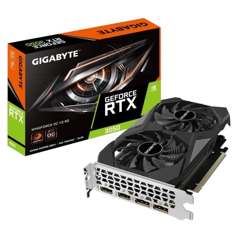 Gigabyte VGA NVIDIA RTX 3050 WF OC V2 6 g DDR6