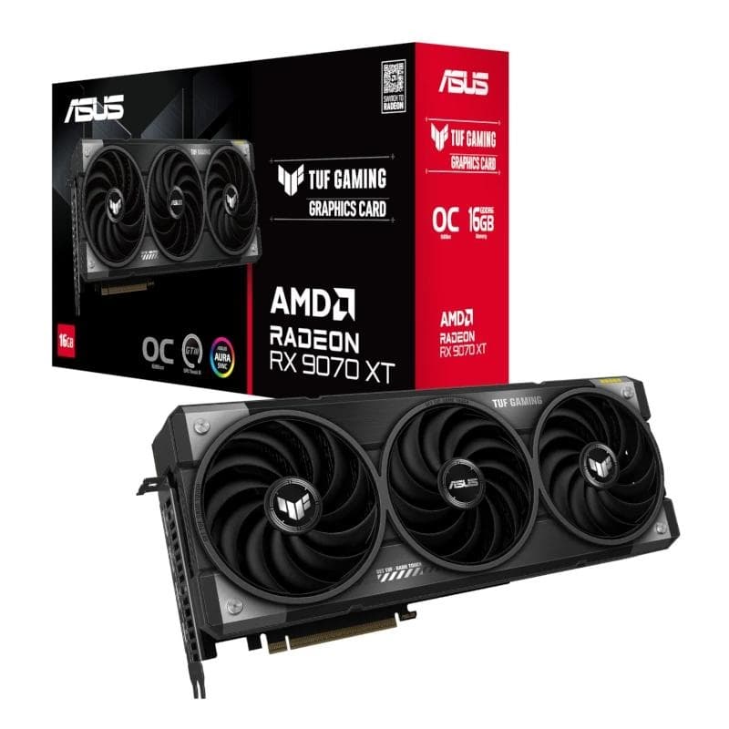 ASUS VGA AMD TUF RX 9070XT O16 g GAMING DDR6