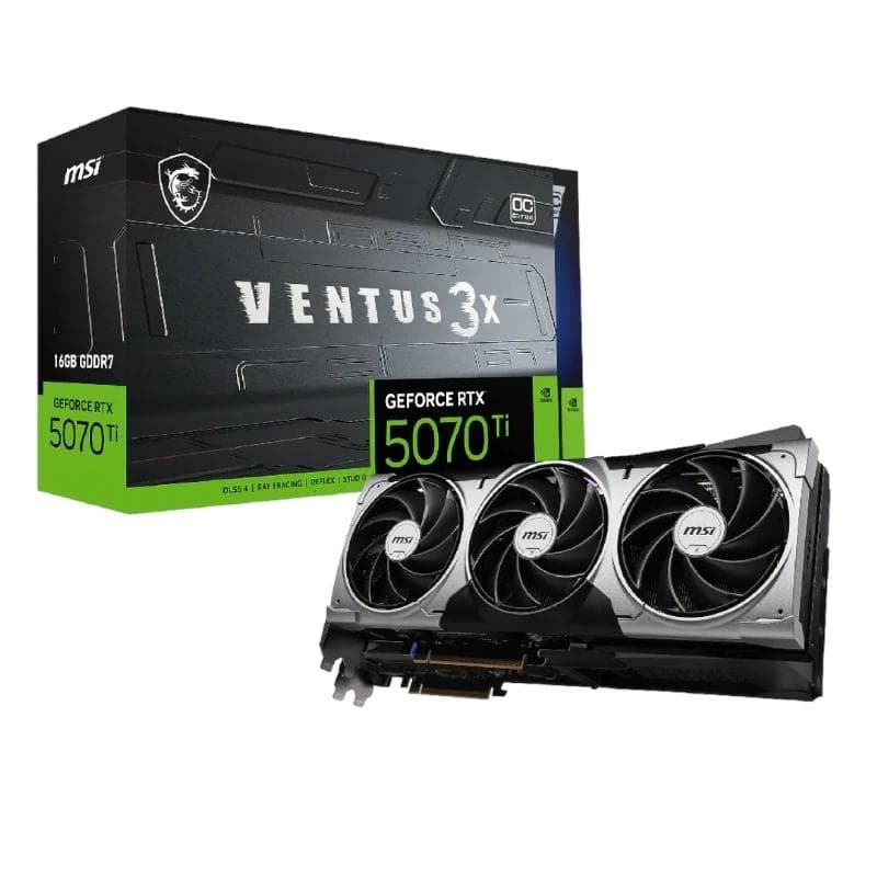 MSI VGA NVIDIA RTX 5070 Ti 16 g VENTUS 3X OC DDR7