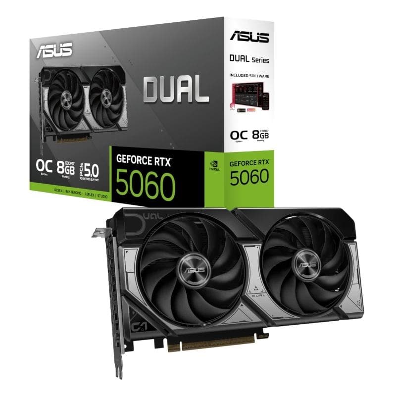 ASUS VGA NVIDIA DUAL RTX 5060 O8 g 8 GB DDR7