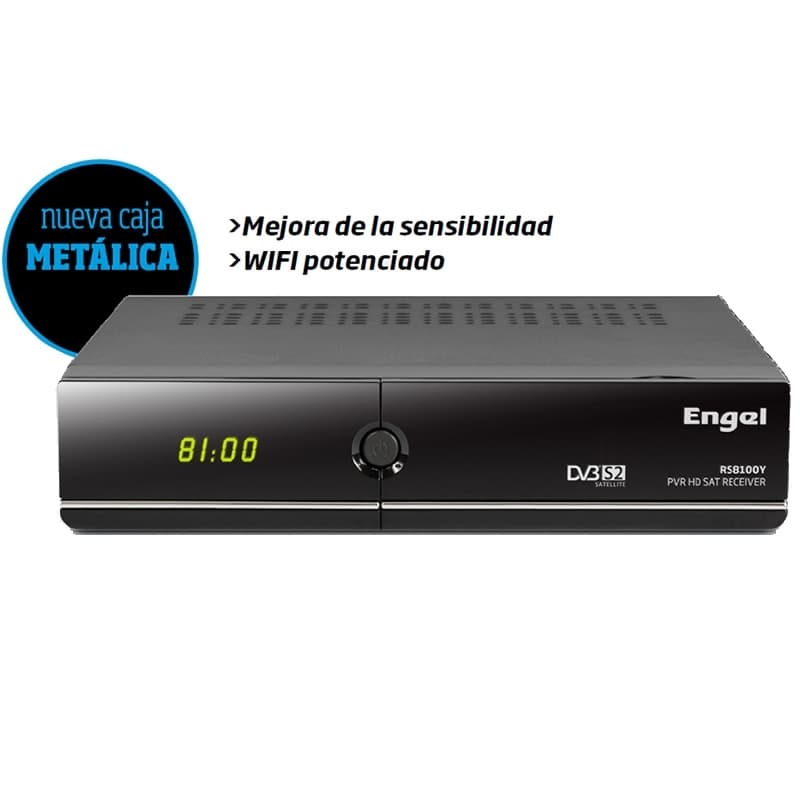 Engel RS8100Y Receptor Satlite HD PVR Wf/Eth