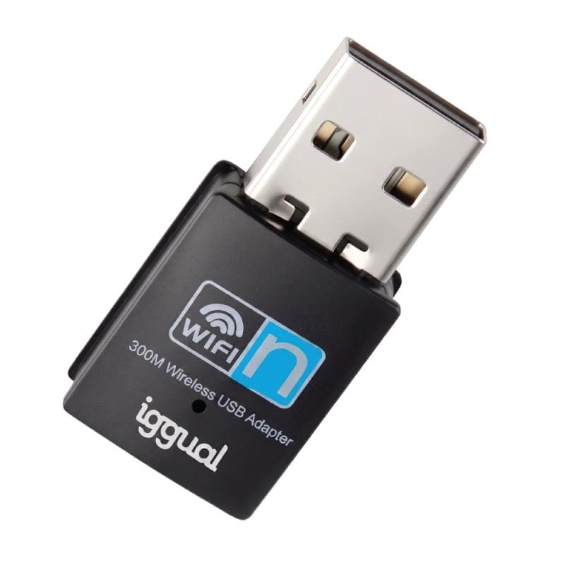 iggual Adaptador USB Wifi 300 Mbps mono 2.4 GHz