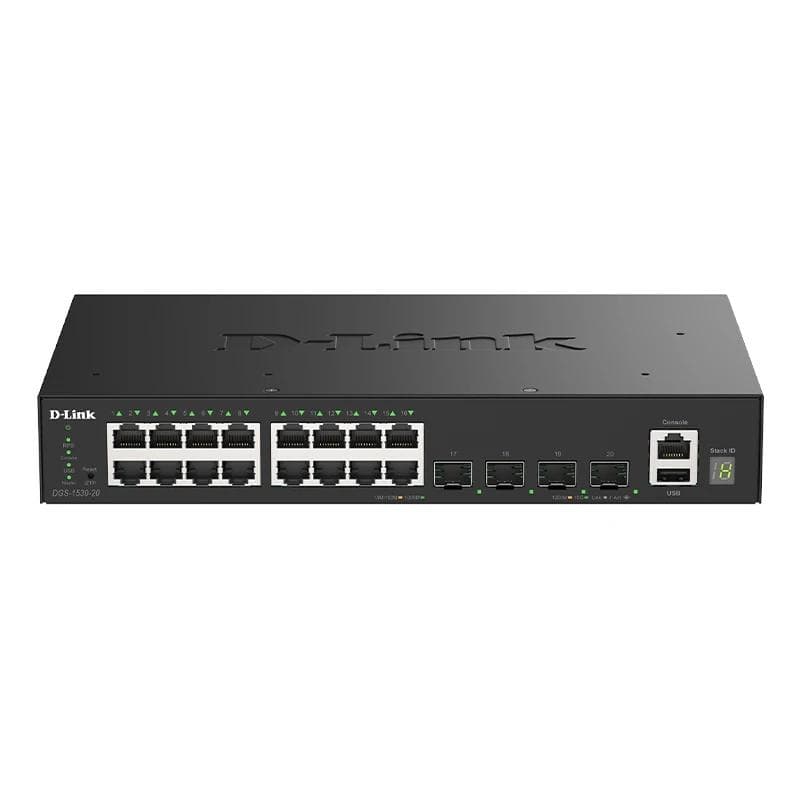 D-Link DGS-1530-20 / E Switch 16xGb 4x10 g SFP+