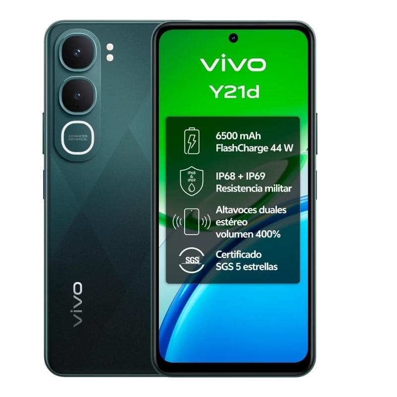 VIVO Y21d 4 GB(+4) 128 GB 6.68" IP69 Jade Green