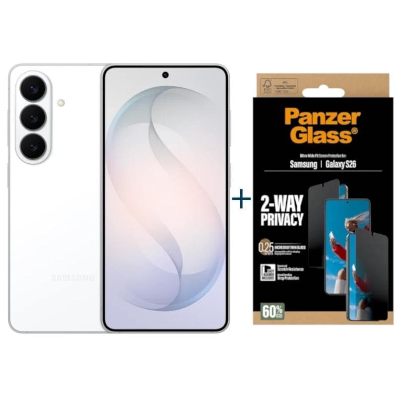 Samsung Galaxy S26 5 g 256 g 12 g White+ProtPrivPanze