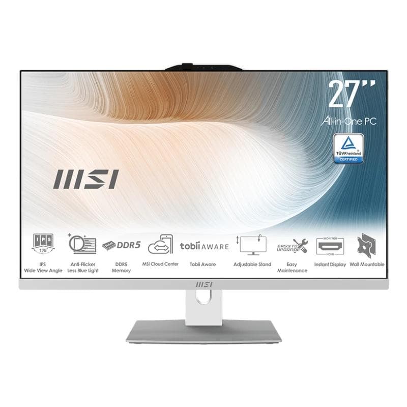 MSI AM272P-1053ES C7-150U 16 GB 512 DOS 27" Blanco