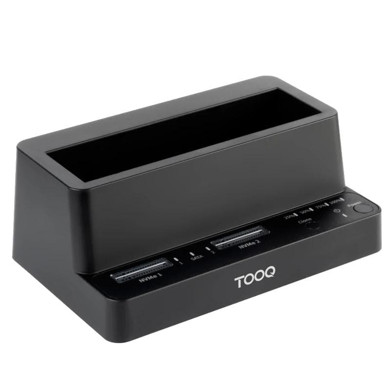 Tooq DockStation 2xSSD M.2NVMe+SATA 2.5 / 3.5 Clone