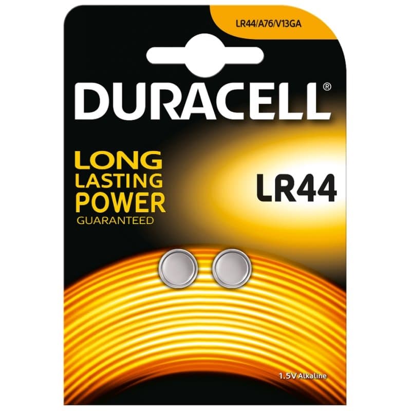 Duracell Pila Botn Alcalina LR44 1,5 V Blister*2