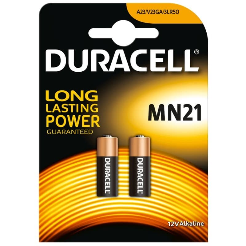Duracell Pila Alcalina MN21 LR23A 12 V Blister*2