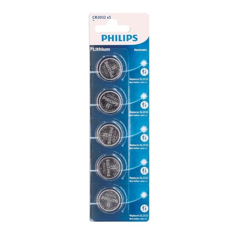 Philips Pila Boton Litio CR2032 3 V Blister*5