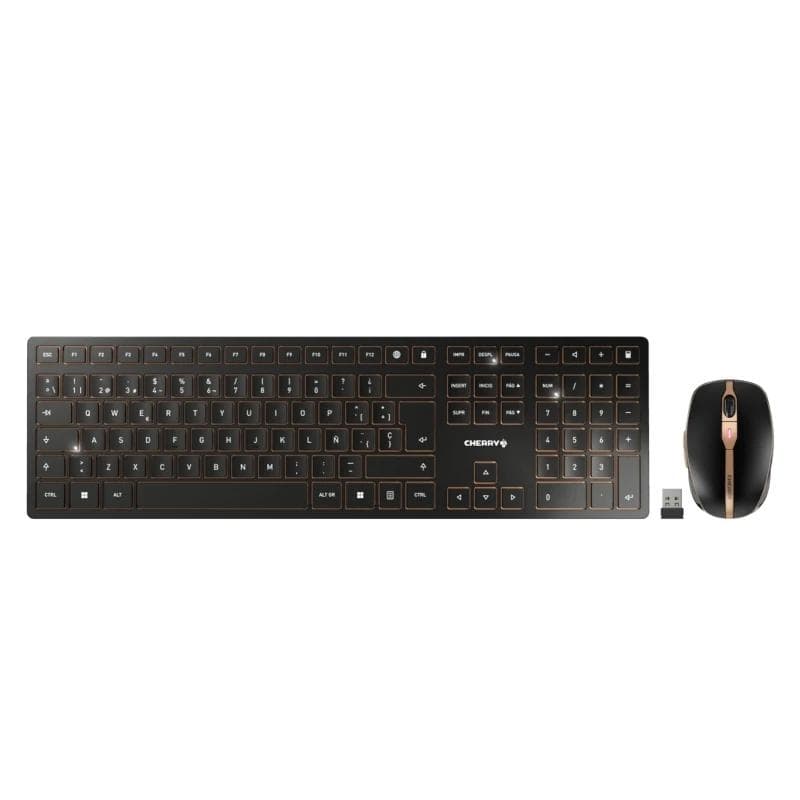 CHERRY Teclado+ratn combo Bluetooth-Inalámbrico