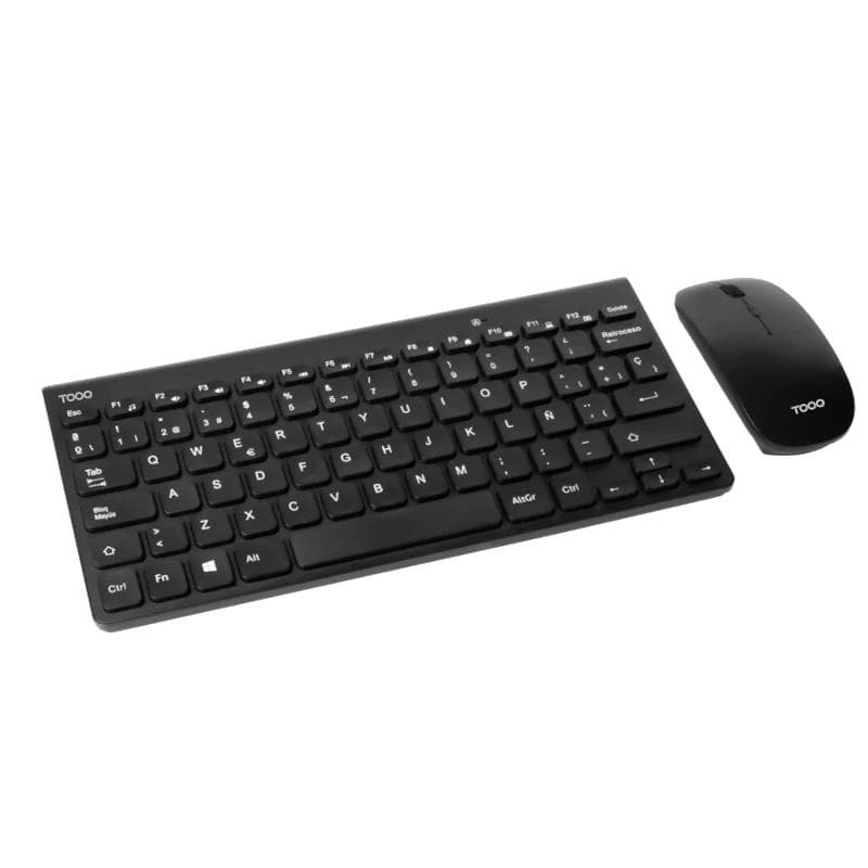 Tooq Teclado + Ratn TQKMW-3101-B Slim inalámbrico