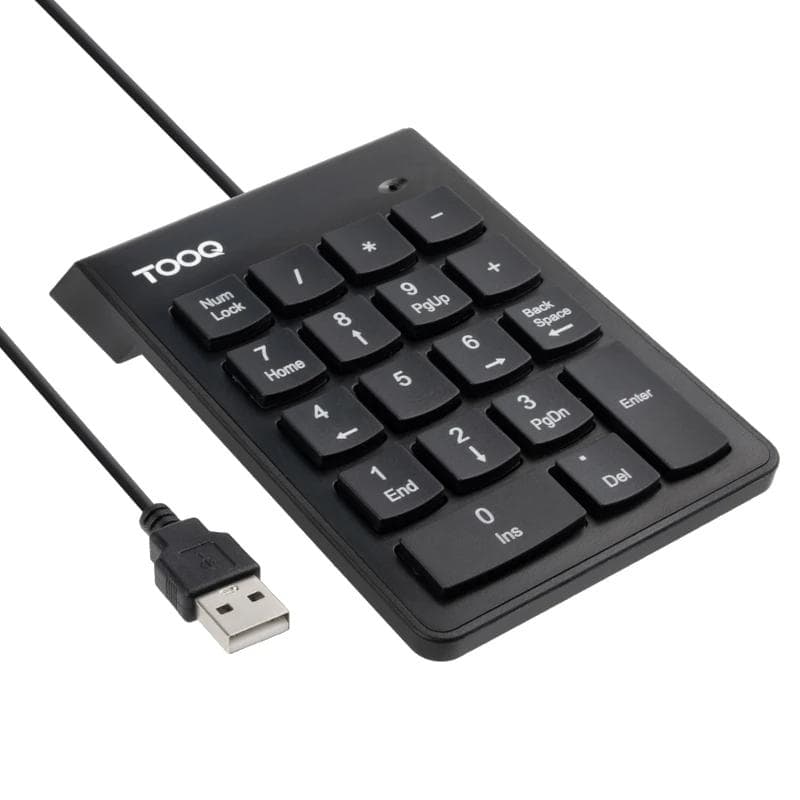 Tooq Teclado USB Numrico 19 teclas Negro